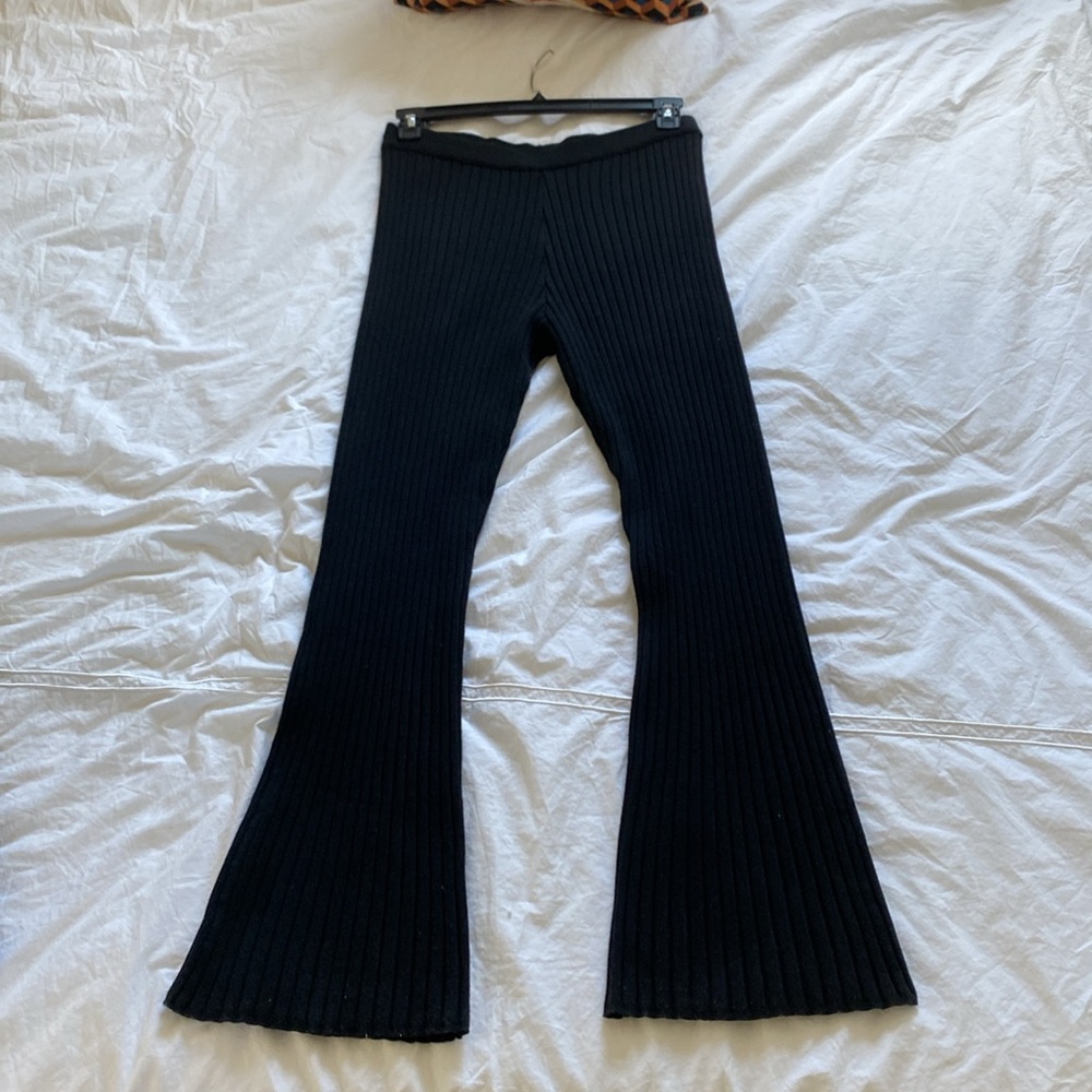 NWOT Aerie Ribbed Flare Pants - Large (long length)